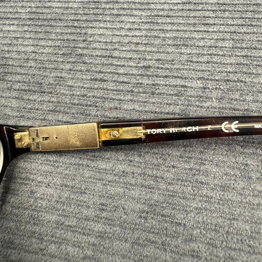 Tory Burch TY 2014 924 Eyeglasses Frames Burgundy Tortoise Gold Logo 51-16-135 - Picture 3 of 9